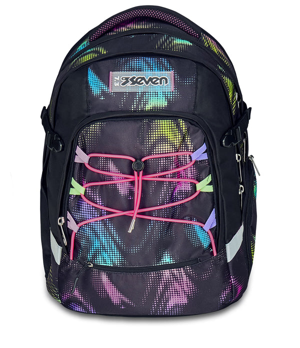Seven® UPDOWN TWICE SCHULRUCKSACK - OPTICAL SHADE GIRL - Default Title