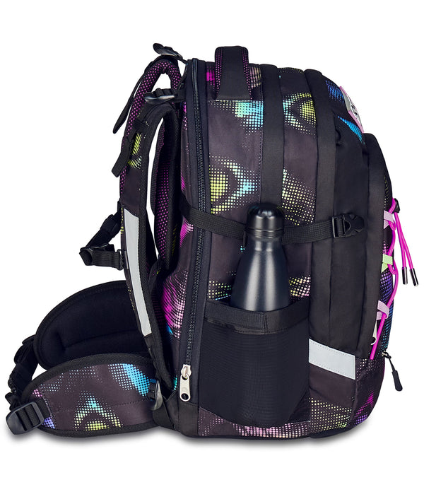 Seven® UPDOWN TWICE SCHULRUCKSACK - OPTICAL SHADE GIRL