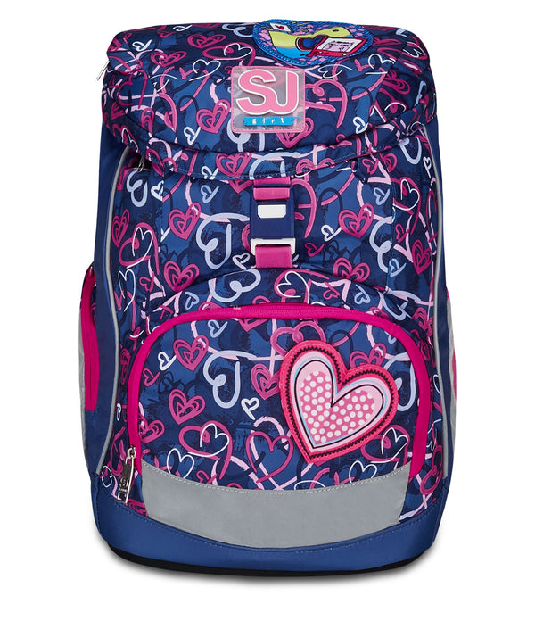 RUCKSACK UPDOWN SOFT - DOODLE HEART - Default Title