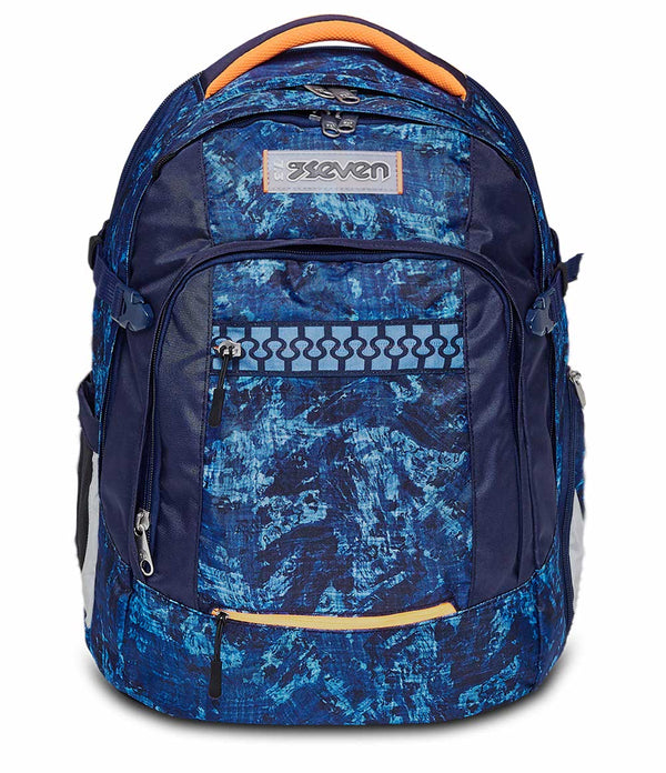 Seven® UPDOWN TWICE SCHULRUCKSACK - DEEPLY INDIGO - Default Title