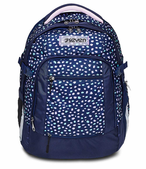 Seven® UPDOWN TWICE SCHULRUCKSACK - CHARMING PATCH - Default Title