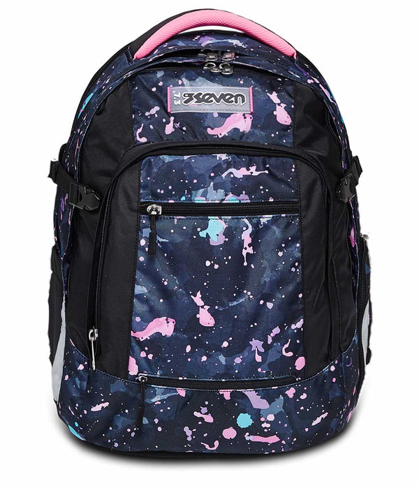 Seven® UPDOWN TWICE SCHULRUCKSACK - SPLASHY LILAC - Default Title