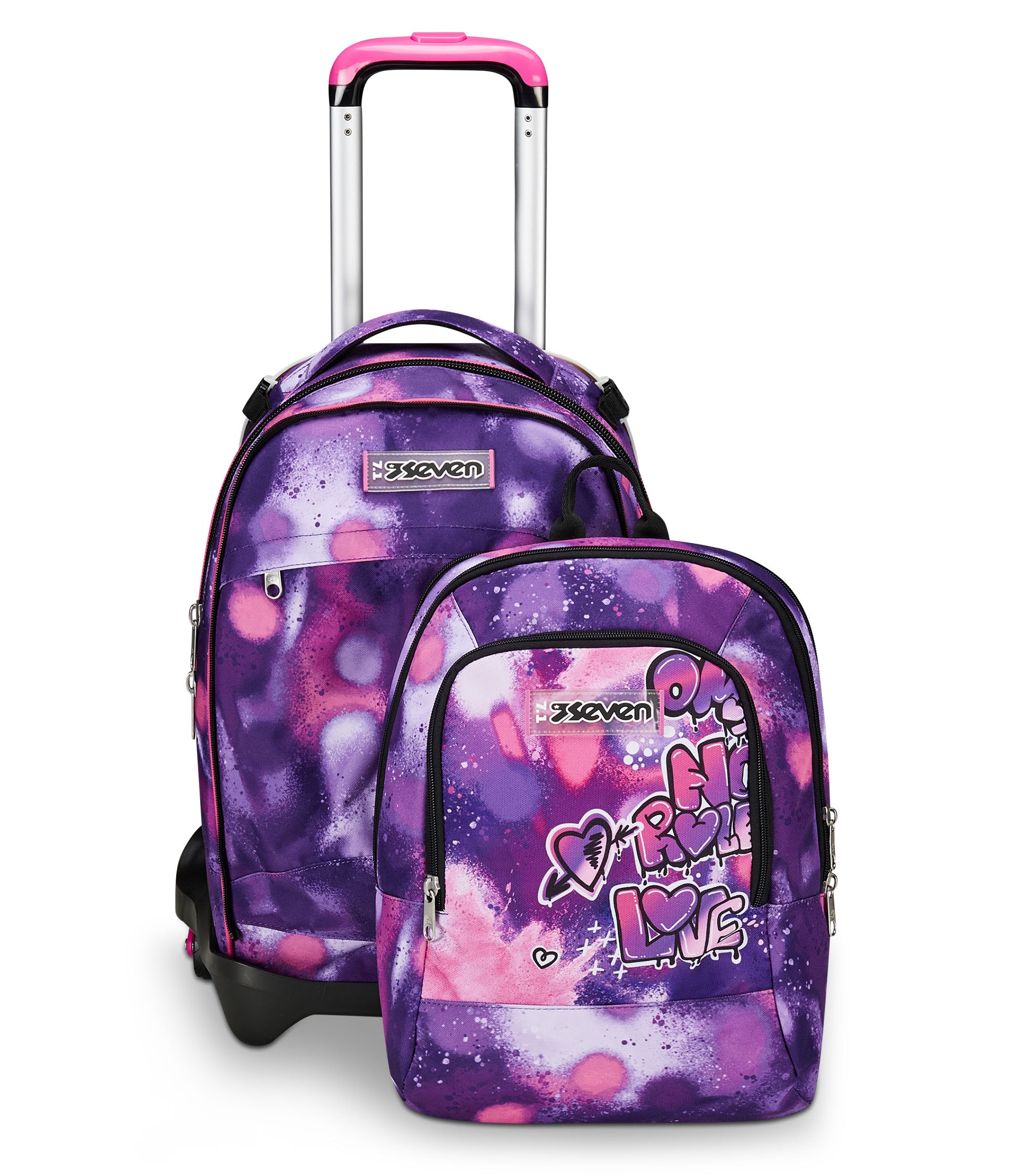 Seven Bambina Zaino Scuola Elementare Zaini Seven Con Trolley