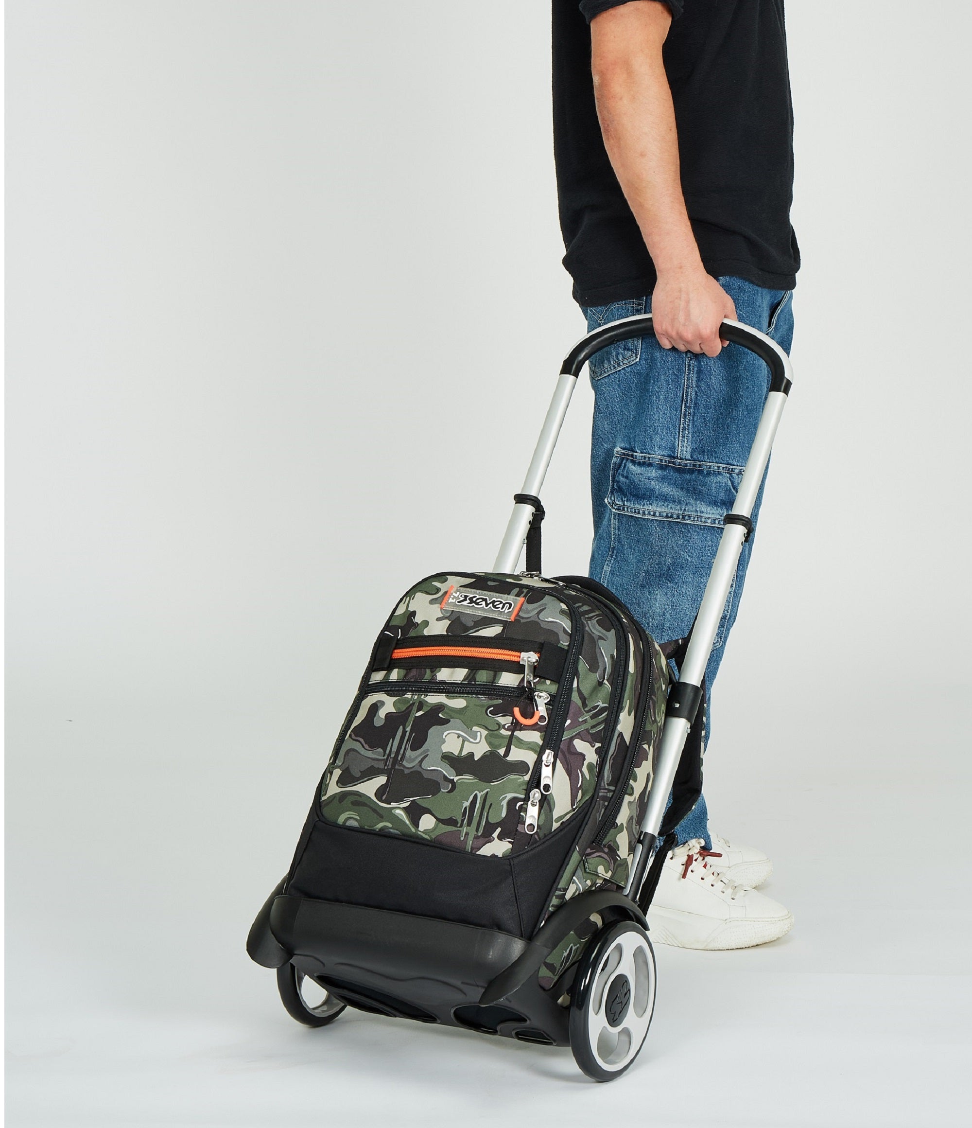 Seven Ruote Seven Con Trolley Carrello Per Zaino Ruote Seven Zaino