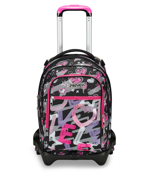 Seven® JACK TROLLEY 6 RÄDER - DRAFT HEART - Default Title