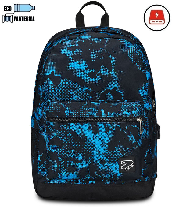 Seven® THE DOUBLE PRO ERWEITERBARER RUCKSACK MIT POWERBANK - Default Title