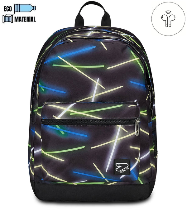 Seven® THE DOUBLE PRO XXL RUCKSACK MIT KOPFHÖRERN - Default Title