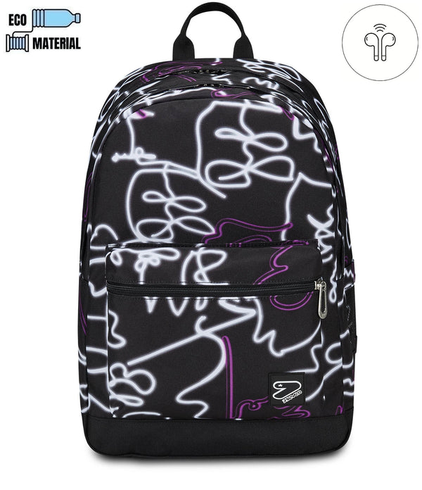 Seven® THE DOUBLE PRO XXL RUCKSACK MIT KOPFHÖRERN - Default Title