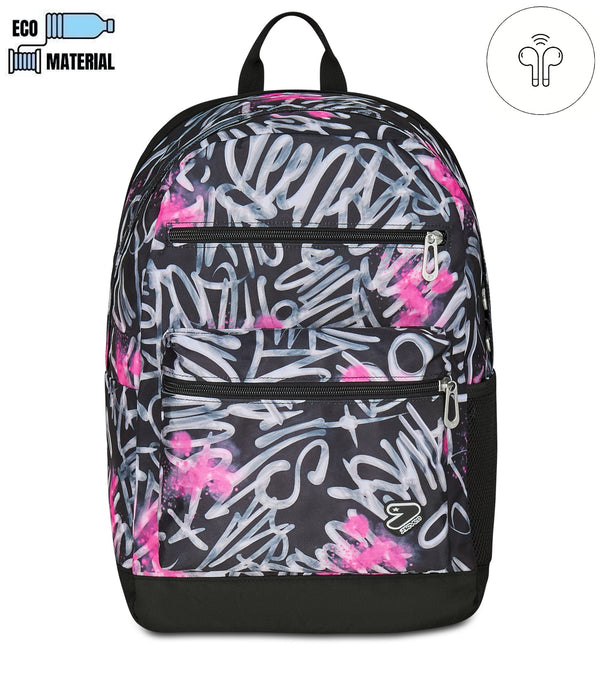 Seven® WENDE-RUCKSACK mit Kopfhörern - DIM PAINT - Default Title