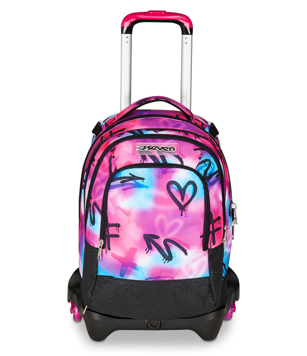 Seven® JACK 3 RÄDER DETACH - SPRINT PAINT GIRL Trolley - Default Title