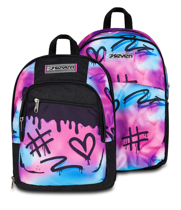 Seven® DUAL DETACH - SPRINT PAINT GIRL Rucksack