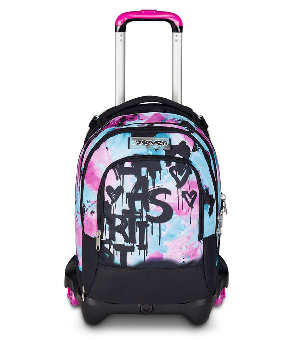 Seven® JACK 3 RÄDER DETACH - QUICK GRAFFITI GIRL Trolley - Default Title