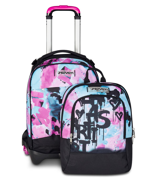 Seven® JACK 3 RÄDER DETACH - QUICK GRAFFITI GIRL Trolley