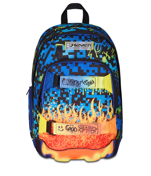 Seven® DUAL - SCRIBBLED FLAME Rucksack - Default Title