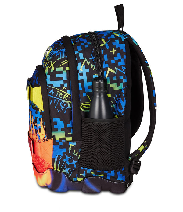 Seven® DUAL - SCRIBBLED FLAME Rucksack