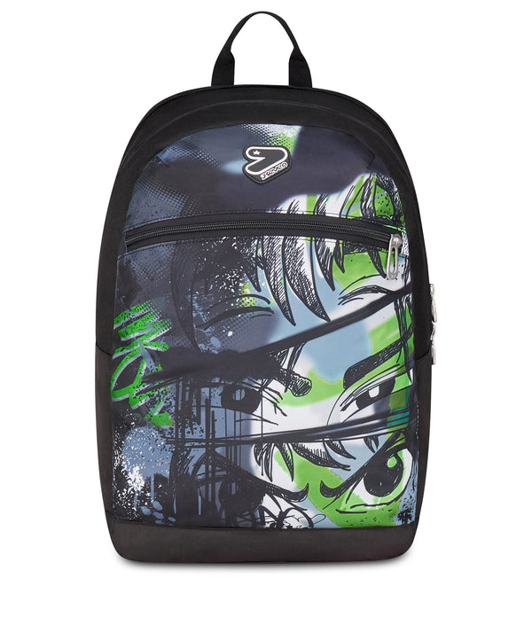 Seven® THE DOUBLE GRAY SHADOW NEW REVERSIBLE - BACKPACK WITH EARPHONES WIRELESS