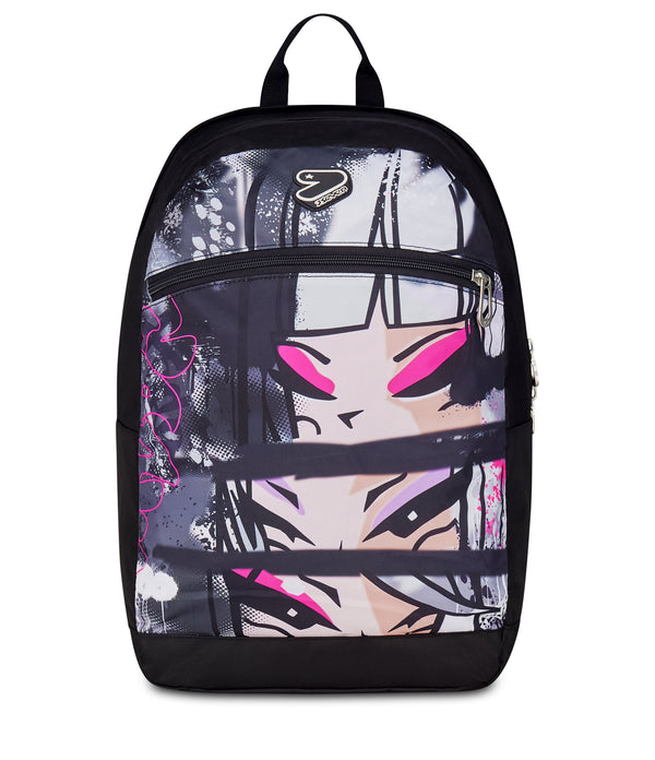 Seven® THE DOUBLE GRAY SHADOW NEW REVERSIBLE - BACKPACK WITH EARPHONES WIRELESS