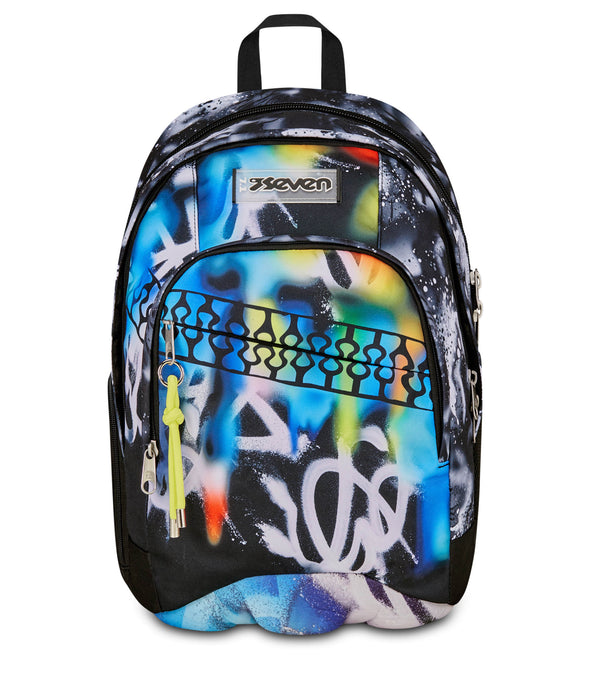 Seven® DUAL BACKPACK - BUZZY NOTE BOY - Default Title
