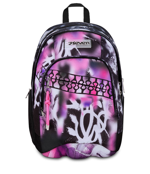Seven® DUAL BACKPACK - BUZZY NOTE GIRL - Default Title