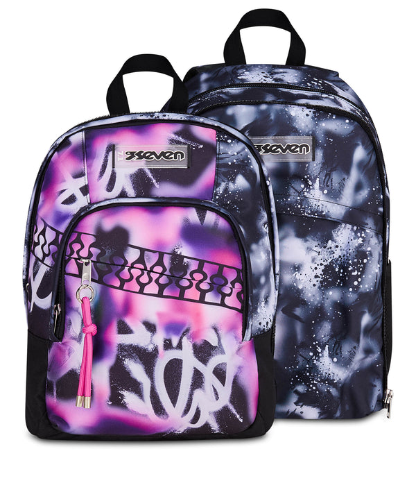 Seven® DUAL DETACH BACKPACK - BUZZY NOTE GIRL