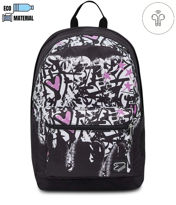 Seven® THE DOUBLE RUCKSACK MIT IN-EAR KOPFHÖRERN- THE DOUBLE FLASHING COLOR - Default Title