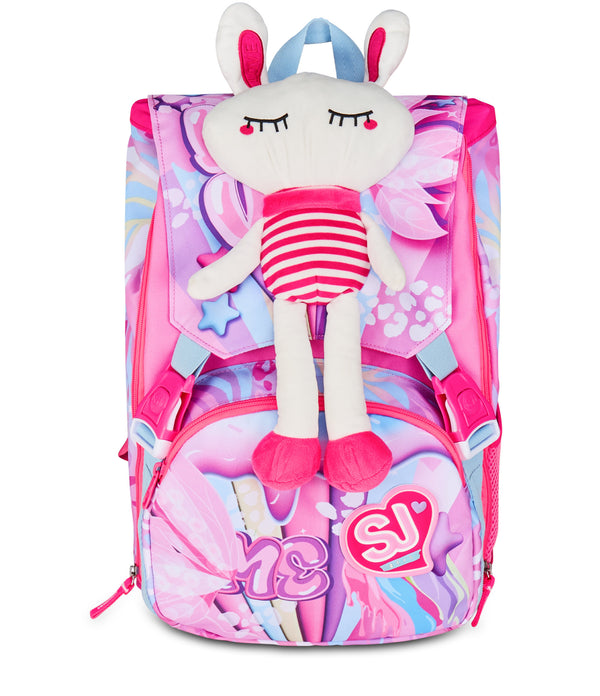 EXPANDABLE BACKPACK BIG - PLUSHY RABBIT