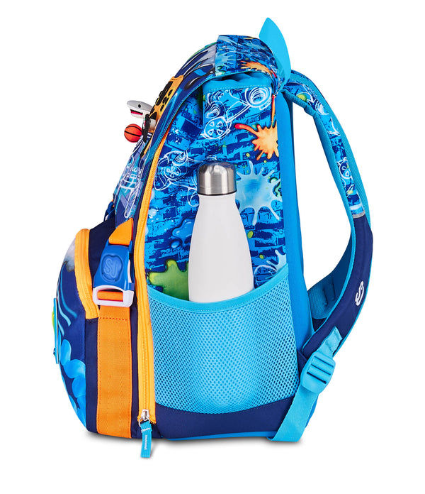 EXPANDABLE BACKPACK BIG - JOYFUL PINS BOY