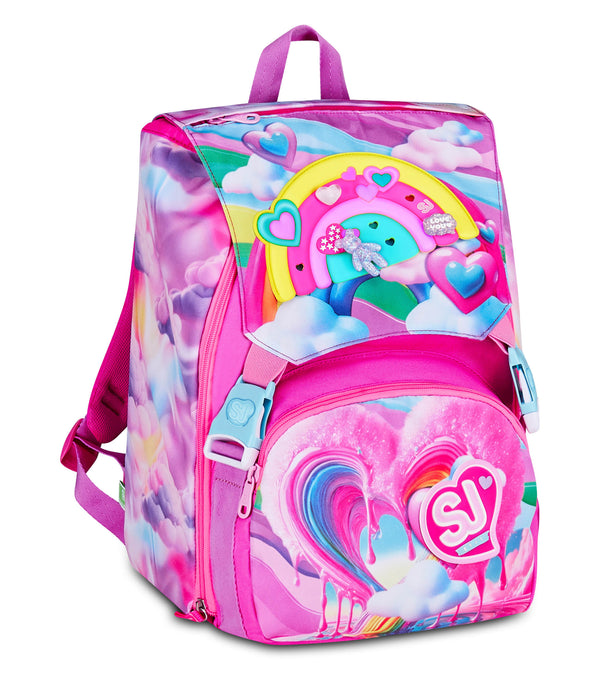 EXPANDABLE BACKPACK BIG - JOYFUL PINS GIRL