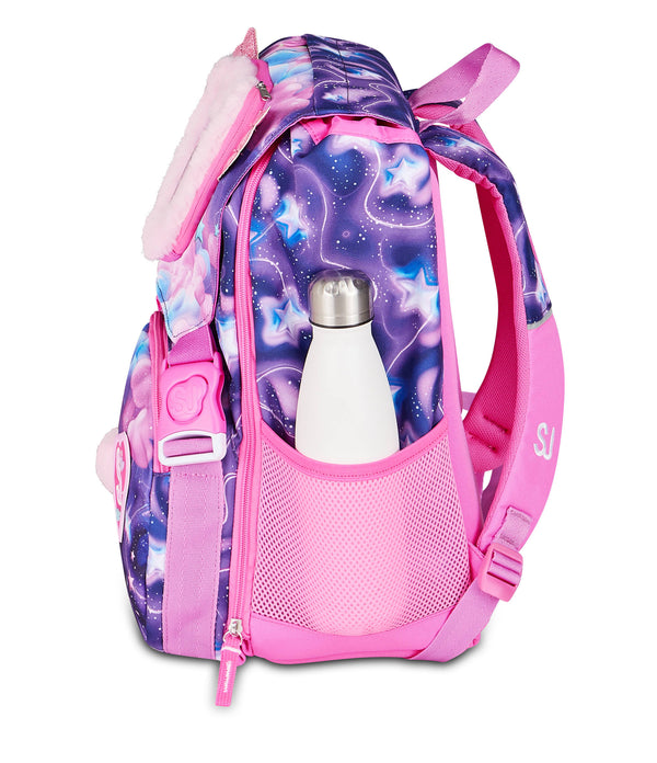 EXPANDABLE BACKPACK BIG - FLUFFY PINK GIRL