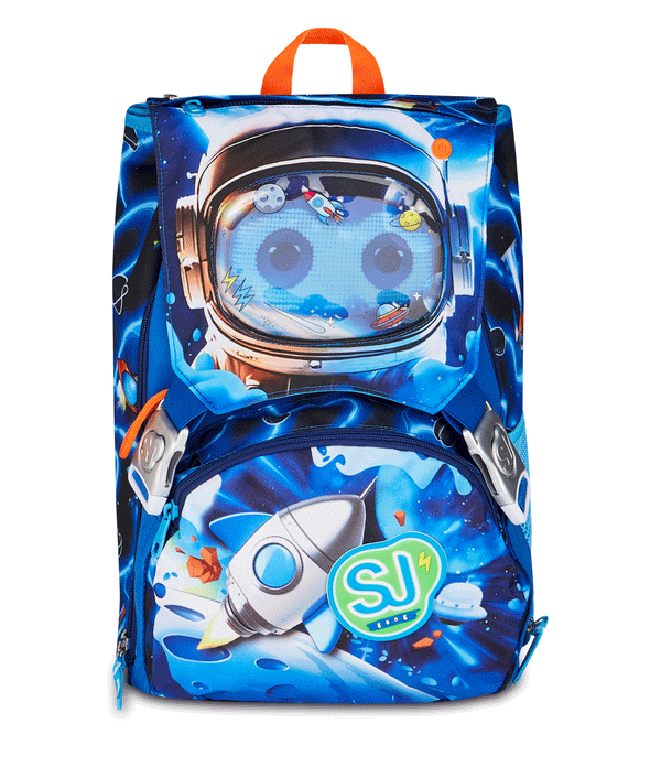 EXPANDABLE BACKPACK BIG - SPACE LED BOY - Default Title