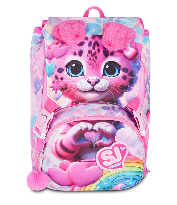 EXPANDABLE BACKPACK BIG - HEART BUDDY GIRL - Default Title