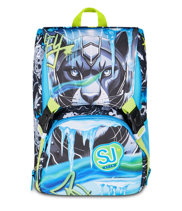EXPANDABLE BACKPACK BIG - GLACE PANTHER BOY - Default Title