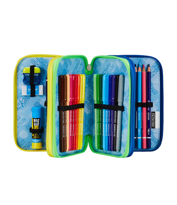 PENCILBAG Seven® 3 ZIP - LIGHT ROUTE
