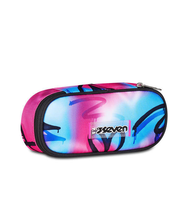 Seven® ROUND PLUS - SPRINT PAINT GIRL Mäppchen - Default Title