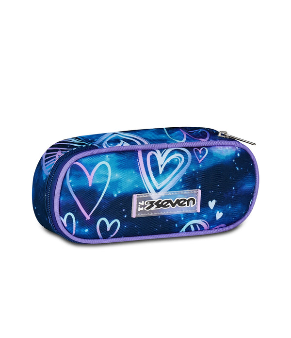 Seven® ROUND PLUS - GLOOMY HEART Mäppchen - Default Title