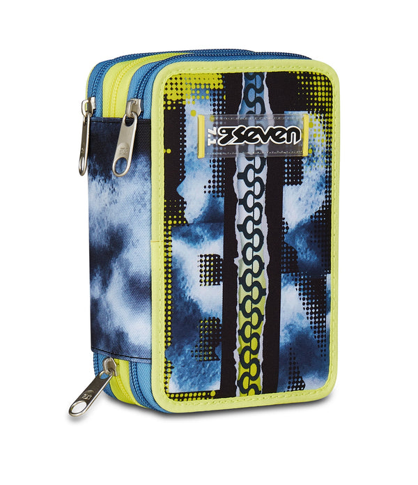 Seven® 3 ZIP - SHADY DYE BOY Mäppchen mit 3 Fächern - Default Title