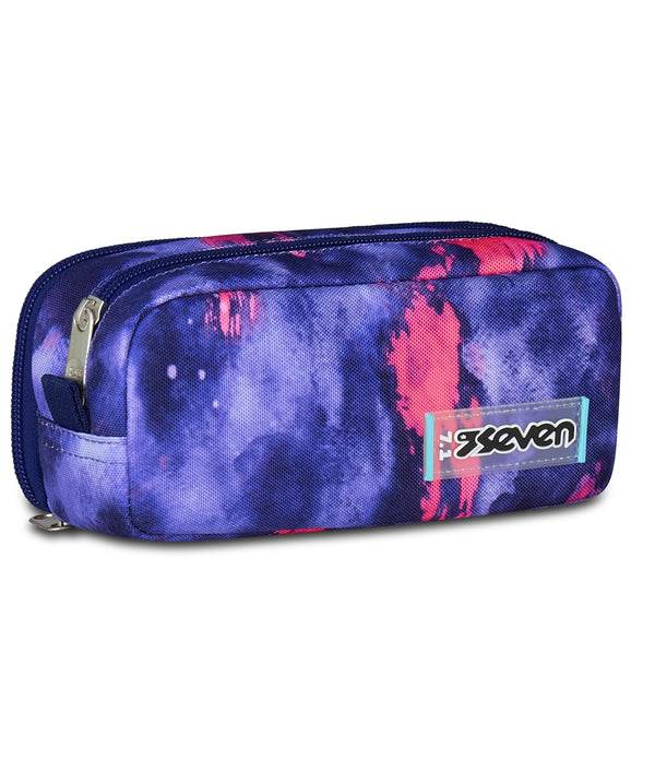 Seven® DOUBLE PENCIL BAG - SHADY DYE GIRL - Default Title