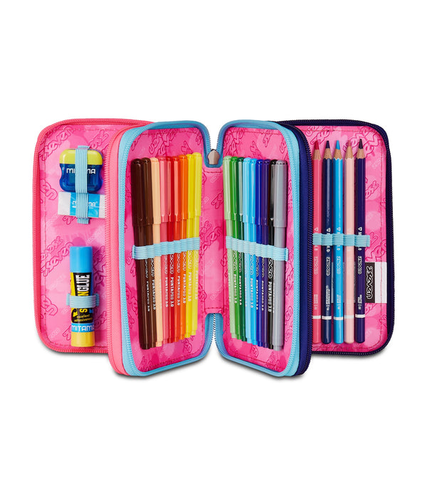 Seven® 3 ZIP - SHADY DYE GIRL Mäppchen mit 3 Fächern