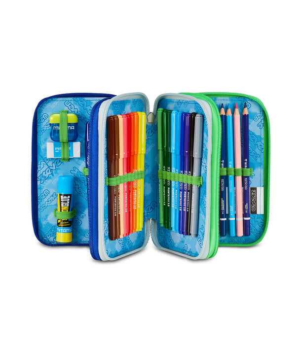 Seven® 3 ZIP PENCIL CASE - WRITE DOWN  