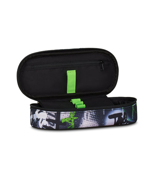 Seven® ROUND PLUS PENCIL BAG - GRAY SHADOW
