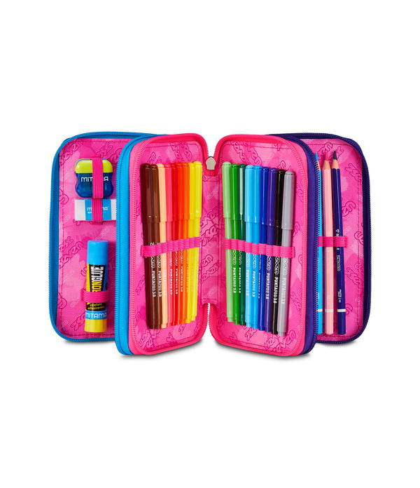 Seven® 3 ZIP PENCIL CASE - NUANCED