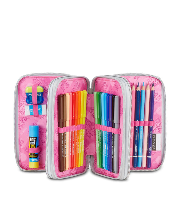 GLITZYCUTE Mäppchen mit 3 Fächern