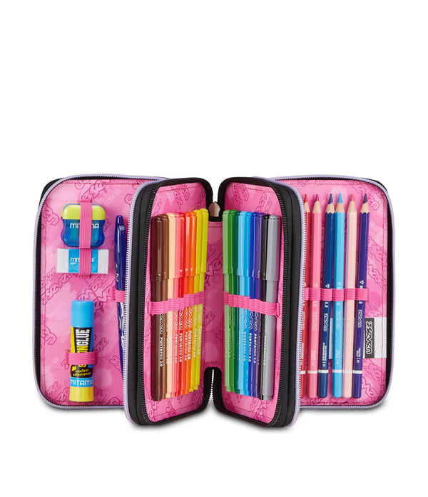 GLITZYCUTE Mäppchen mit 3 Fächern