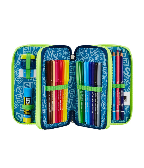 MÄPPCHEN MIT 3 FÄCHERN - FLUO SNOW