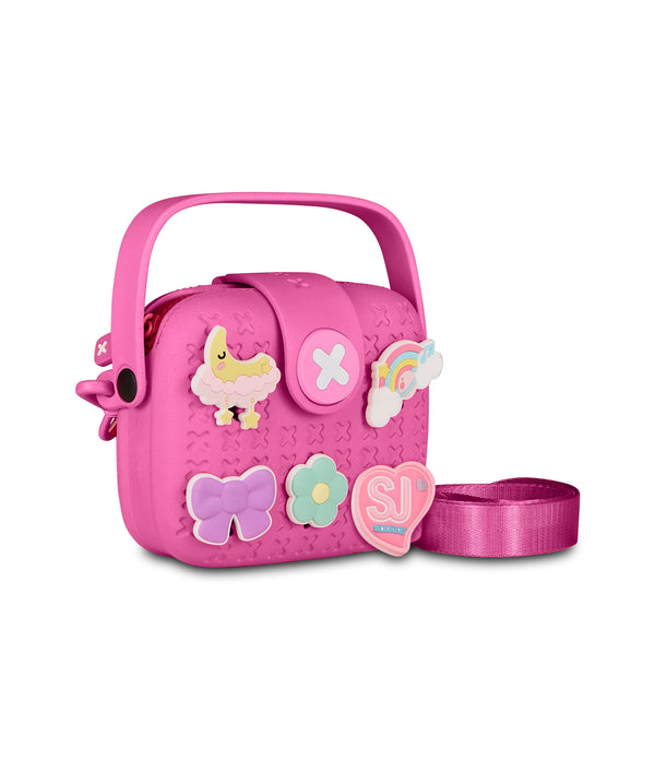 SQUARE SHOULDER BAG - GIRLY PINS - Default Title