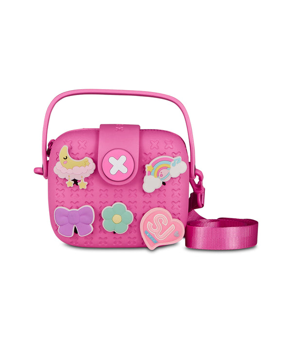 SQUARE SHOULDER BAG - GIRLY PINS