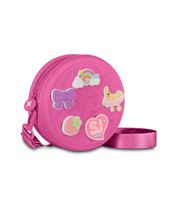 ROUND SHOULDER BAG - GIRLY PINS - Default Title