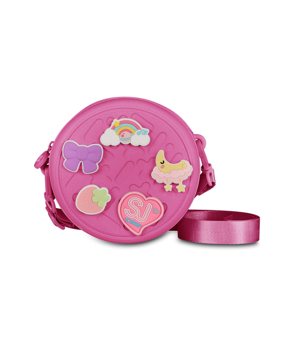 ROUND SHOULDER BAG - GIRLY PINS