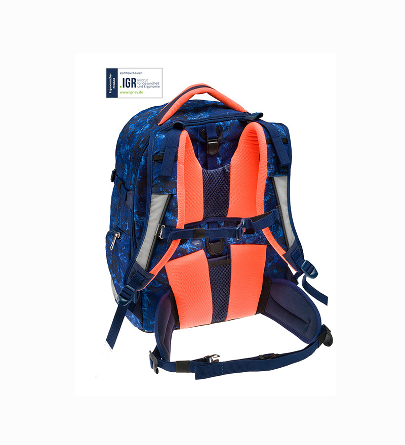 Seven Rugzak Extra Fit Flying Dreams, Blauw, School en Vrije tijd