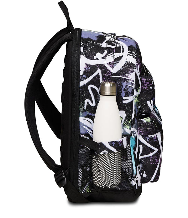 Seven® THE DOUBLE PRO POCKETS ERWEITERBARER RUCKSACK MIT POWERBANK